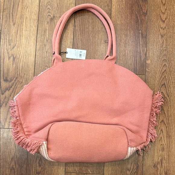 Shade & Shore Pink Totes Woven Bag - Picture 3 of 4